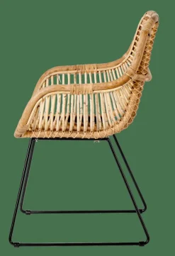 Hot CASA ROTAN Chaise De Salle à Manger Naturel