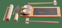 Sale CASA SAMOURAI Set à Sushi 10 Pièces Naturel