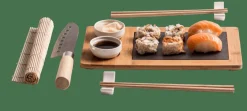 Sale CASA SAMOURAI Set à Sushi 10 Pièces Naturel