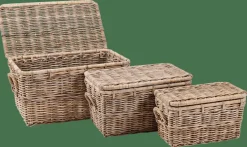 Outlet CASA SAVANNAH Coffre De Rangement Gris