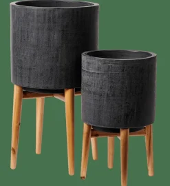 Clearance CASA SCURO Pot De Fleurs Noir