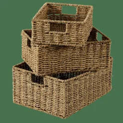 Best CASA SEAGRASS Panier Tiroir Avec Anses Naturel
