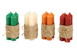New CASA SHORTY Bougies Dîner Orange