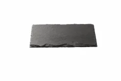 Outlet CASA SLATE Assiette Noir