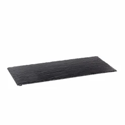 Outlet CASA SLATE Assiette Noir