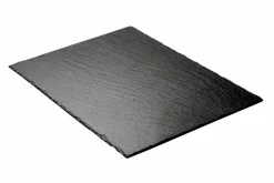 Best CASA SLATE Assiette Noir