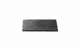 Discount CASA SLATE Assiette Noir