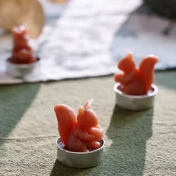 Outlet CASA SQUIRREL Bougies Chauffe-plat Set De 6 Brun