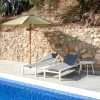 Best CASA SYDNEY Chaise Longue Set De 2 Blanc