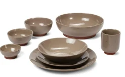 New CASA TERRA Assiette Taupe