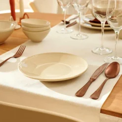 Discount CASA TOKO SAND Assiette Beige