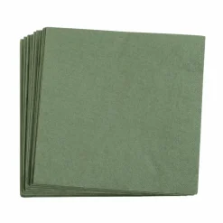 Clearance CASA UNI Set De 20 Serviettes Rouge