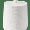 Best CASA WHITE ELEGANCE Boîte à Coton Avec Couvercle Blanc