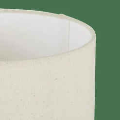 Clearance CASA WHITESTONE Lampe De Table Avec Abat-jour E27 Blanc Cassé
