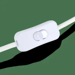 Clearance CASA WHITESTONE Lampe De Table Avec Abat-jour E27 Blanc Cassé