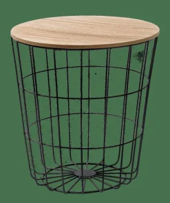 Online CASA WIRE Table D'appoint Noir, Naturel