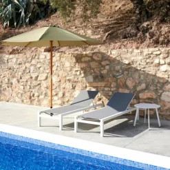 Clearance CASA WOOD & VENETO Set De Parasols Vert