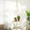 Sale CASA WOODY Table à Plantes À Suspendre Naturel